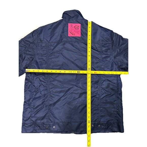 PRPS x Jim Jones Contrast Nylon Jacket Men’s Large Navy, Pink & White Stripes - Picture 7 of 7